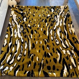 Sophie Faux Fur Throw Blanket by Anthropologie